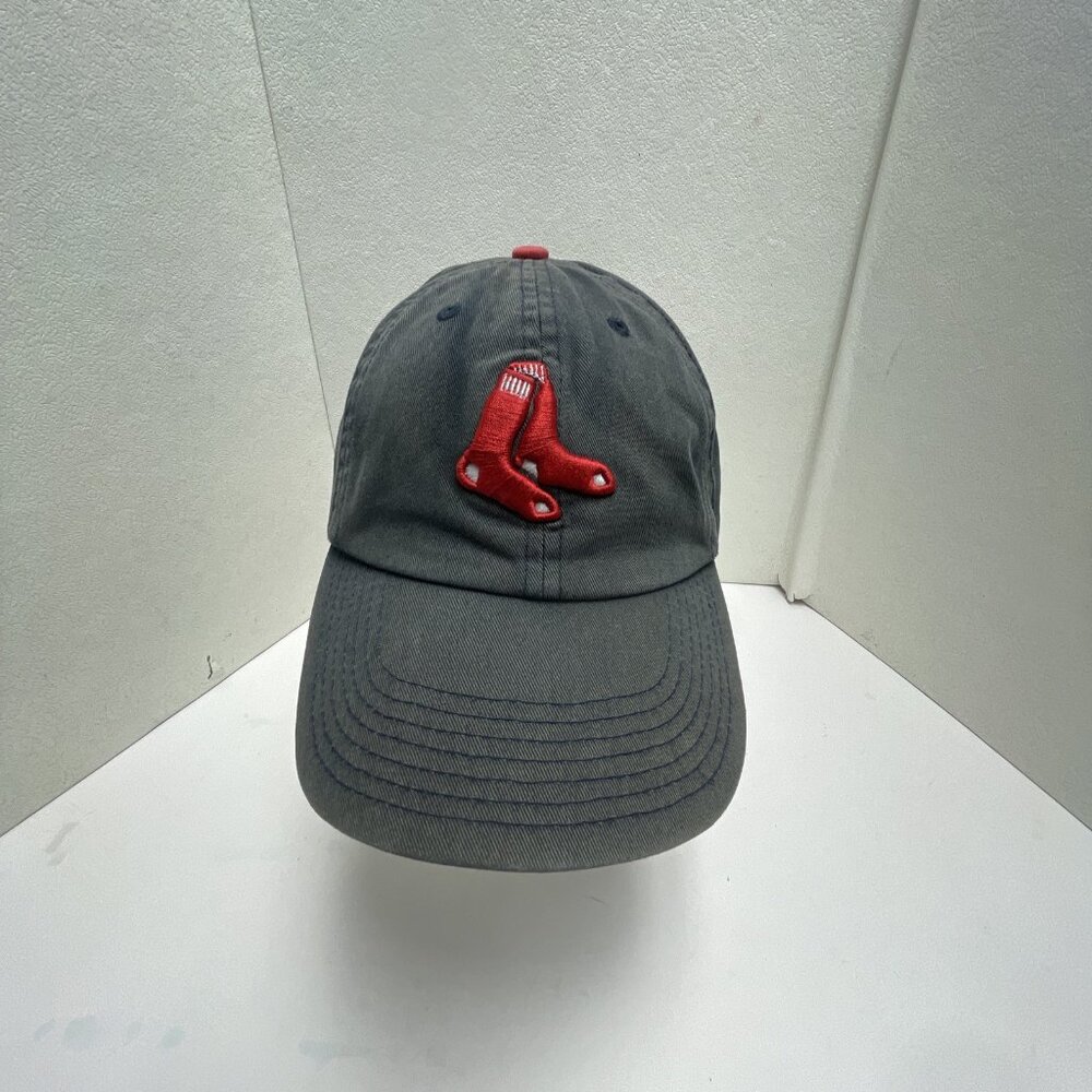 Boston Red Sox Youth Kids Strapback Baseball Hat Cap Sock Logo MLB '47 Brand